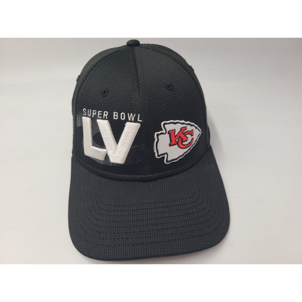 Kansas City Chiefs Super Bowl LV New Era 9Forty Adjustable Hat Cap Men NFL Black